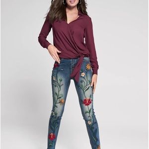 Venus tie front Blouse